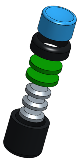 CAD Konstruktion des Buttons